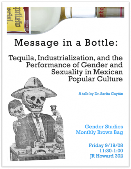 Message in a bottle flyer