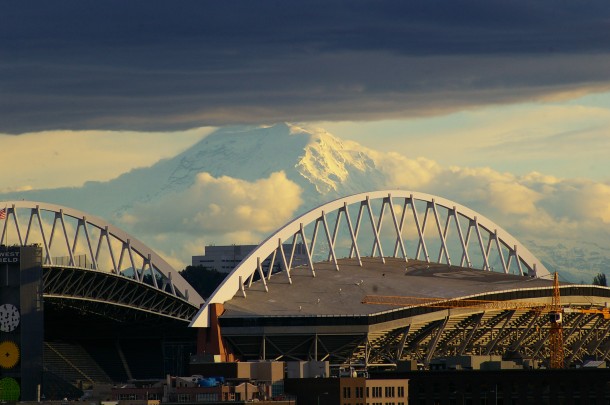 Mount Rainier from Seattle’s Public Market