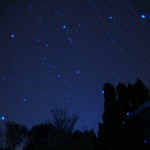 Starry snowy night Starry snowy night